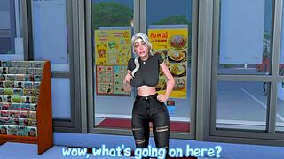 two futanari dominatrix seduce girl for hard anal and facefuck in anime.