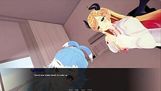 hololewd manager part 3 continues with huge boobs