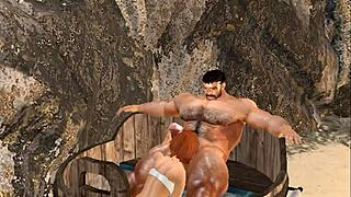 handsome mega hunk cam heyward relaxes at spa retreat