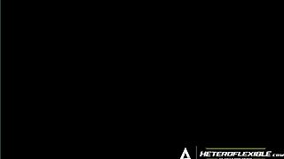 angel santana teases boyfriend ethan chase with naughty footjob.