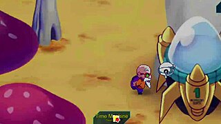 Chi Chi Teases Roshi With A Handjob In Kame Paradise 2