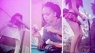 Santa Claus costumes at a happy Christmas party reveal big ass surprises and sexy lingerie fun.