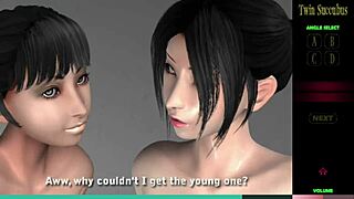 Hot Twin Succubus in Sexy Outfit Sucks and Gets Creampied in 3D Anime Game Ep 16