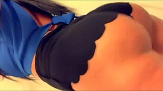 Sexy homemade twerking with masturbation and pussy play in stockings