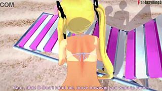 Marie Rose's Intense Beach Fucking Passion