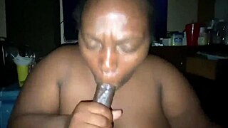 Bbw Sucks My Dick All Day, Gets Mad at Cum