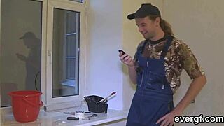 Broke dude lets slutty friend ride his ex-girlfriend for hard cash 💸