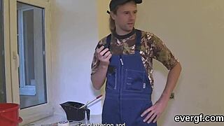 Broke dude lets slutty friend ride his ex-girlfriend for hard cash 💸