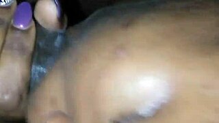 Amateur blowjob on satin sheets