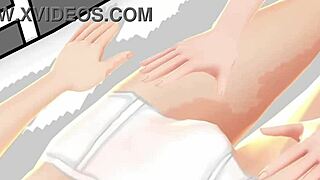 Uh, playin’ doctor with anime nurse Mia got real weird, almost like a massage, haha!