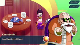 Kame paradise 2 - Chi Chi Chi's great blowjob to Roshi