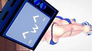 tv woman strips bikini for bed sex