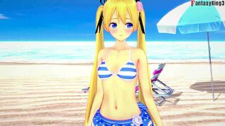 Marie Rose's Intense Beach Fucking Passion
