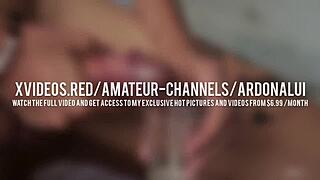 big dick latino jerks with spit and swallows own cum