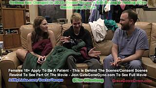 Pregnant Nova Maverick masturbates intensely at doctor's office