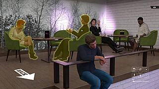 complete gameplay with naked anime girls in the brothel, big nipples and all