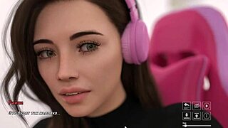 complete gameplay with naked anime girls in the brothel, big nipples and all