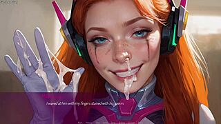 Unsatisfied wife blows husband's friend in wild 3D hentai scene