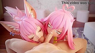 Two Slutty Anime Girls Suck Your Cock