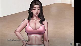 Secretpie Part 1: Intense Fucking in Hentai Anime with Natural Tits and Cartoon Game Action