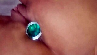 Mature Brunette Gets Anal Plug From Old Cuckold.