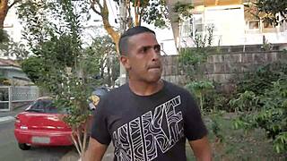 Little slut Leticia does program for 50 reais.