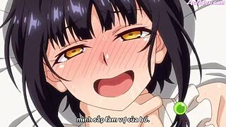 Tanetsuke ojisan hentai animation with raw creampie action