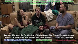 Pregnant Nova Maverick masturbates intensely at doctor's office