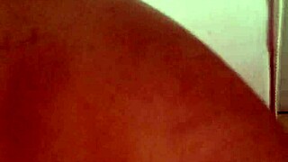 cute solo girl moans while soaking bed in sweat