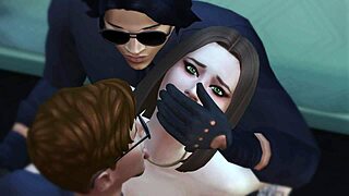 This taboo simxstory has intense hardcore scenes with small tits 😈