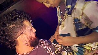 Twink bent over for bareback monster cock doggystyle as Christmas gift. 🎄🍆