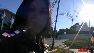 cute latina teen fucked hard outdoors