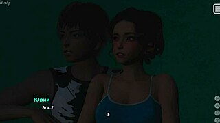 pretty college slut bullies her lover with cock in this horny cartoon game