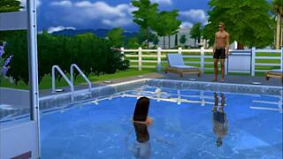 Cougar stalks her prey in Sims 4 chapter one, pure seduction!