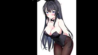 Sakurajima Mai Bunny Girl Senpai Compilation Rule 34 Detailed Scenes