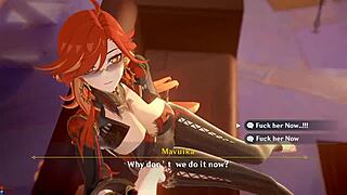 Anime cartoon video featuring 3d characters