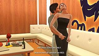 post ball game turns naughty in 3d hentai preview