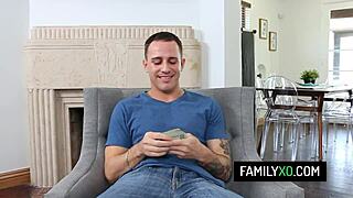 Slutty stepsister Hailey Little rides her stepbrother's cock hard!