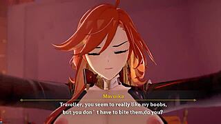 Anime cartoon video featuring 3d characters