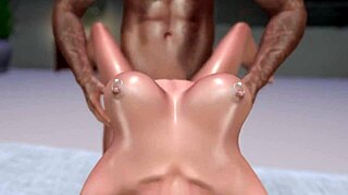 Who screams louder in Scream 25 parody blowjob scene?