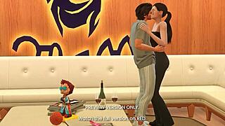 post ball game turns naughty in 3d hentai preview