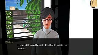 Family members engage in erotic sex in anime hentai game