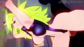 Pov lesbian slut tries monster dick for first time in dragon ball hentai