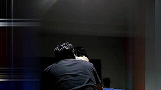 took friend from party to bed, licked my ass, rode him hard while holding moans