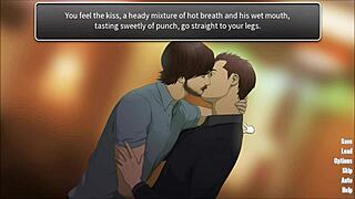 two blondes dive into a latex foursome with bdsm guys