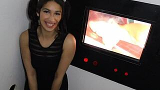 Pigtail Beauty Feels Ecstasy Sucking Cocks In Gloryhole