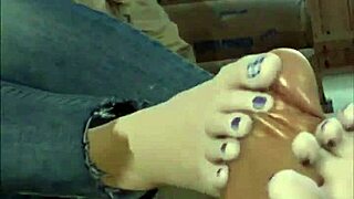 Tricky pov cartoon striptease with clothes ripped.