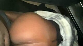 Shy Teen Neighbor Fucked by Big Black Cock in Public Car