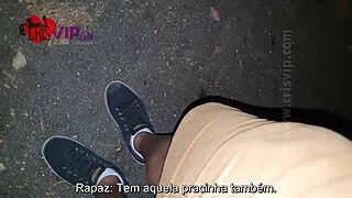 Cristina Almeida Does Public Dogging With Cuckold And Group!