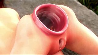 horny bitch takes huge cock in her ass for anal creampie 😈